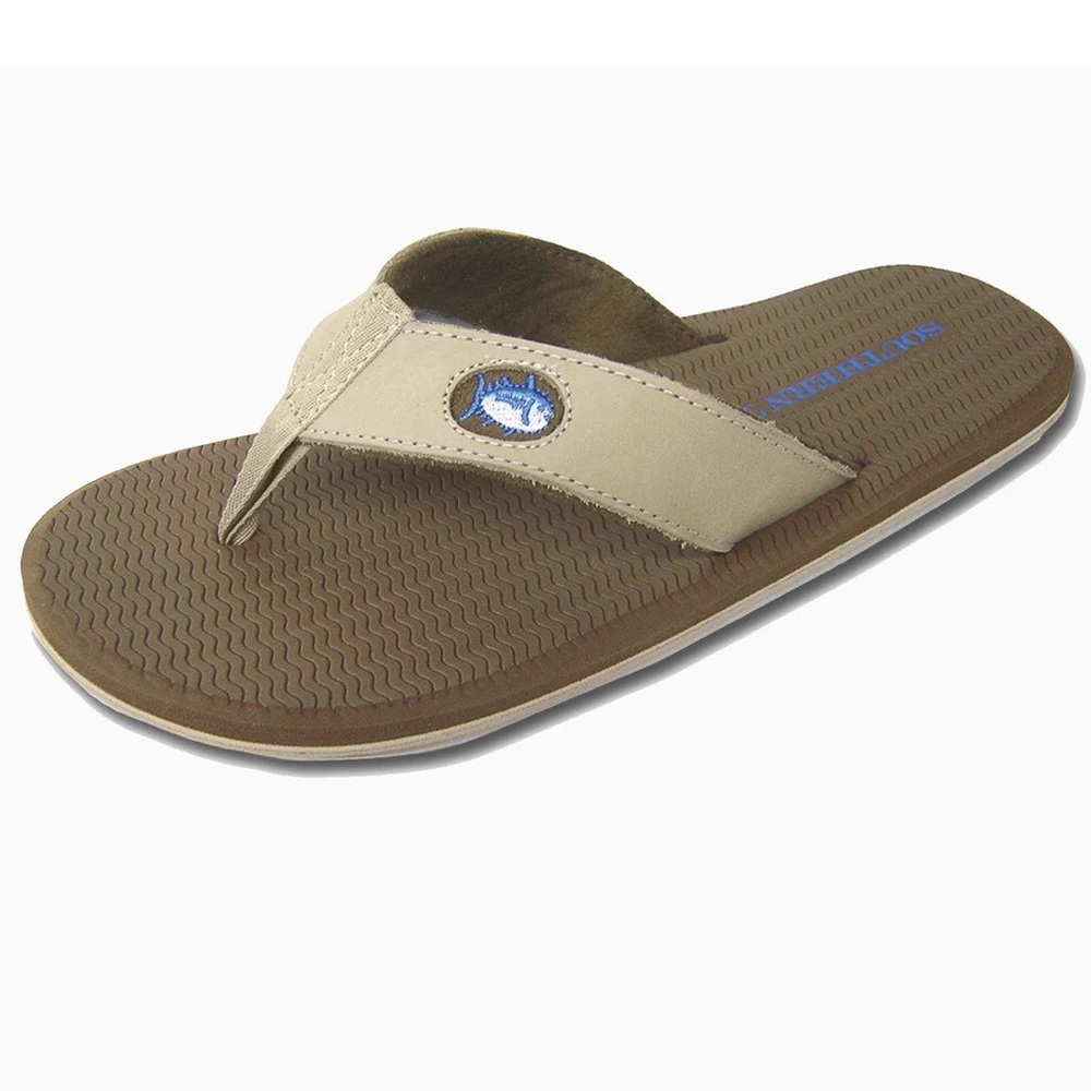 Men’s Southern Tide FlapJack Boat Sole Flip-Flops Size 10